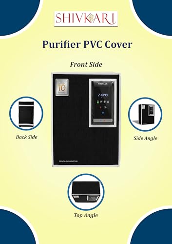 Image of Body Protective Cover for Havells Gracia Alkaline Water Purifier, RO+UV+MF Model Waterproof & Dustproof Water Purifier RO Body Cover (Black)
