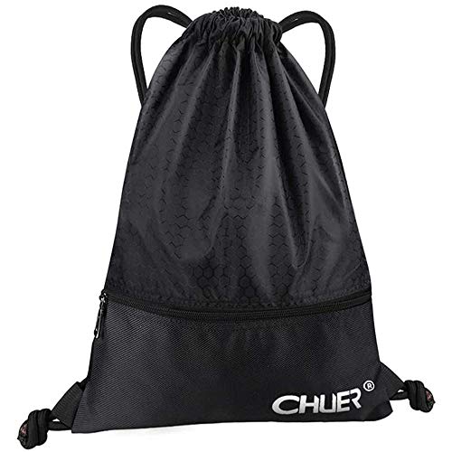 Bolsa de Gimnasia  de Deporte Impermeable  Bolsas de Cuerdas para Playa  Lona con Cordón