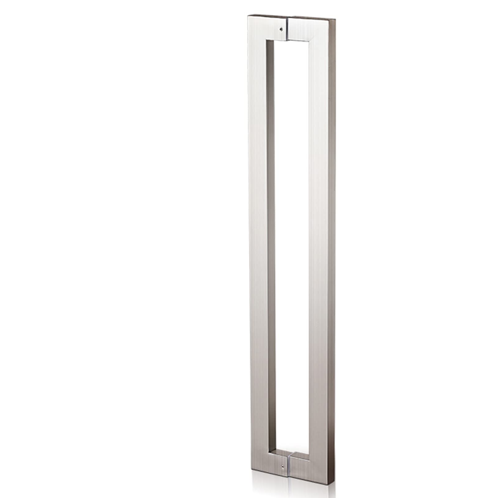 BHGFYXBS Door Pull Simple Sliding Barn Door Handle Set, Heavy-Duty Entry Barn Handle Bar With Install Fitting, 24 In/ 32 In/ 39 In/ 47 In/ 59 In Push Pull Door Handle,Sliver-120Cm,Sliver-120cm/47in