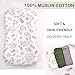 yarboofo Muslin Baby Lounger Cover for Snuggle Me Lounger,3 Pack 100% Cotton Newborn Baby Lounger Pillow Covers,Soft and Breathable Baby Nest Slipcover for Boys Girls （Covers Only
