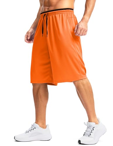 Image of G Gradual Men's Long Basketball Gym Shorts 9 inch /11 inch with Pockets