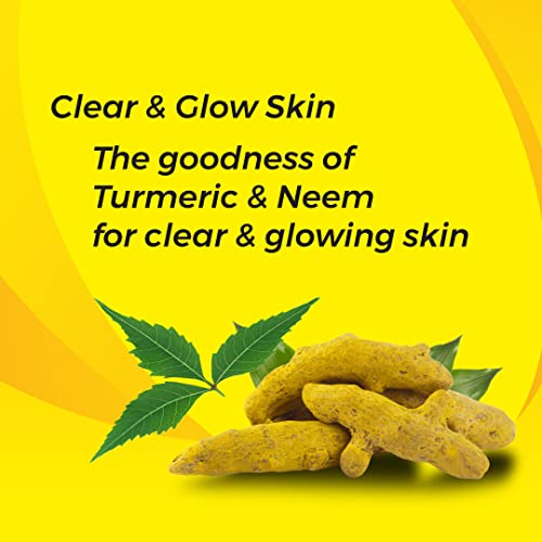 Image of K.P. NAMBOODIRI S Turmeric Herbal Soap 100g - Pack of 2