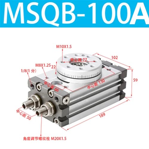 Pince pneumatique MSQB-100A table rotative de précision pour vérin mécanique