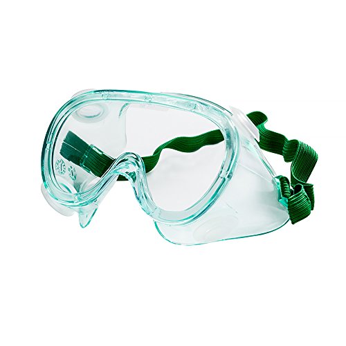 Sellstrom Lightweight, Indirect Vent, Child Size/Small Face Protective Safety Goggle, Green Tinted Body