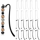 Multi-Application-The Beadable Diy Bookmarks Can Be Gifts for Festivals And Also The Essential Office Supplies Material-The Blank Bookmarks Are Crafted From Solid And Reliable Metal, Ensuring A Rustless And Reusable Experience For Your Everyday Readi...