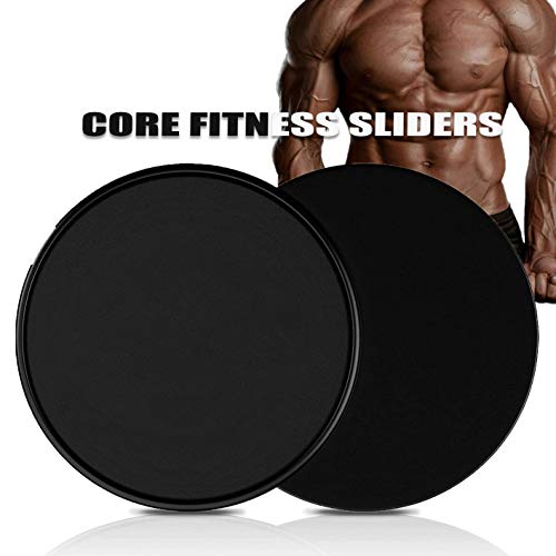 Tripsky Exercise Core Sliders, 2 Pack Sport Dual Sided Gliding Discs Use on