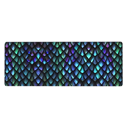 Tapis de souris ordinateur avec bords cousus et motif magique pour bureau