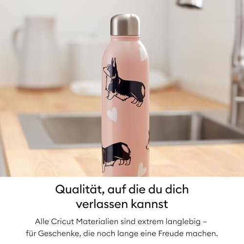 Cricut Smart Vinyl, abnehmbar, 33 x 91 cm, 1 Bogen (schwarz)