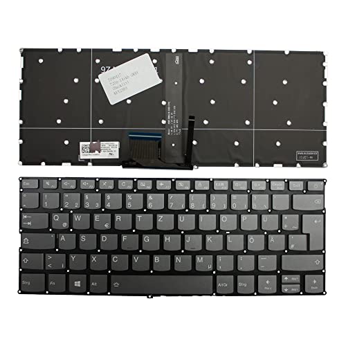 Clavier de remplacement pour ordinateur portable Lenovo SN20M623392 gris QWERTZ