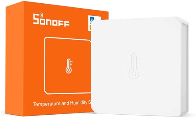 SONOFF SNZB-02 ZigBee Temperature Humidity Sensor, Compatible with Alexa/ Google Home, SONOFF ZigBee Bridge Is Required, Battery Is Included
