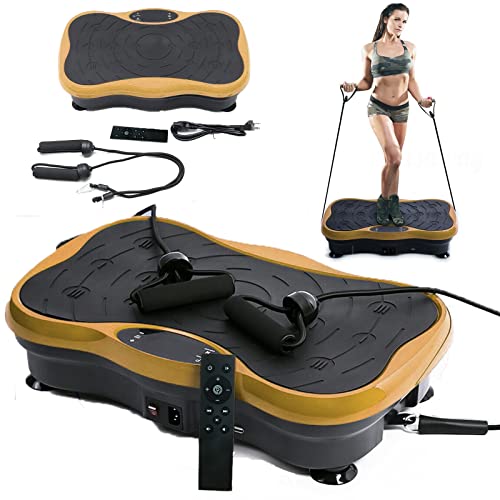 ブルブル振動マシン 3D振動 2022 ブルブルマシン【振動調節99段階・最大1900回/分振動】リモコン対応 LCD液晶パネル 音楽プレイヤー機能 ダイエット器具 健康 器具 全身振動 フィットネスマシン