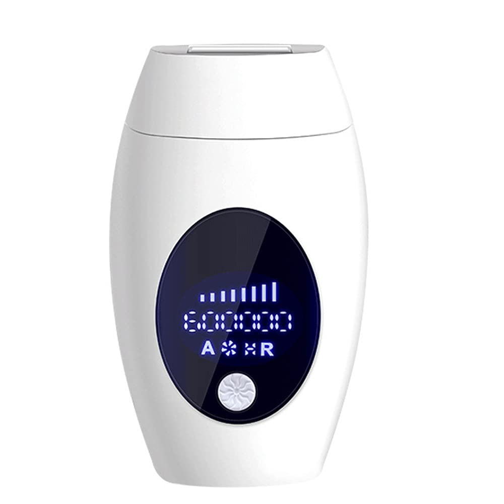 Epilatore Luce Pulsata Permanente Indolore Con Sistema Di Di Energia E 2 Modalità Del'uso Perfetto Per Viso/Schiena/Bikini/Ascelle (Color : White)