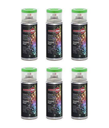 Lacado Metálico Ambro-Sol V400DIAM.5 verde 400 ml pack de 6 2