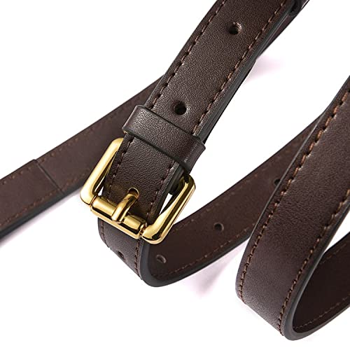Image of Vachetta Leather Adjustable Crossbody Strap for Leather Shoulder Strap Belt Replacement Suitable for L V Handbags