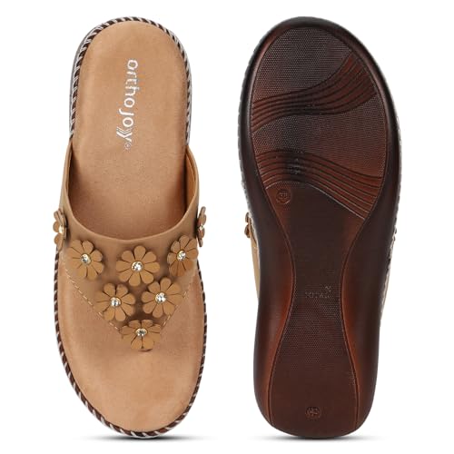 Image of ORTHO JOY doctor Fancy Footwear for women || Orthopedic Women's Fancy Slipper /Sandal For Women