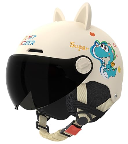 Motorrad-Halbhelm Für Kinder Von 2-14 Jahren, DOT-Geprüft, Geeignet Für Jungen Und Mädchen, Straßen-, Go-Kart-, Dirtbike-, Elektroroller- Und Quad-Fahrten, Moped- Und ATV-Helme 9,48-56cm