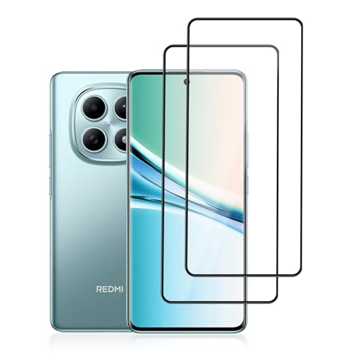 KONXISA 2-Pack Screen Protector for Redmi note 15, Tempered Glass Cellphone Screen Protector, 9 Hardness HD Clear Anti-Scratch Bubble-Free Protector Film