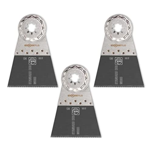 Fein Starlock Plus E-Cut Standard Saw Blade - Precision Cutting for Wood, Drywall & Plastics with Set Teeth, Wide Shape, 2-1/2