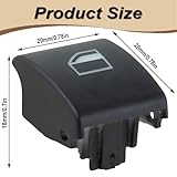 ZAMDOE 61318381514 Window Regulator Switch Button for BMW X5 E53 3 Series E46 1998-2007 E90 M3 320i, 323i 325i 325xi 328i 330i 330xi Sedan Convertible Push Button Window Switch Replace Parts - Image 4