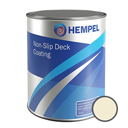 Hempel Non Slip Deck Coating With Antislip Granules - Pale Cream - 750ml (Marine Use Only)