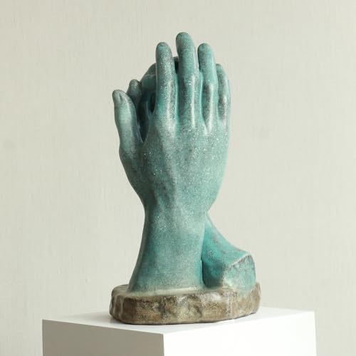 Escultura Rodin Mano de Dios en Cerámica 11" miniatura 4