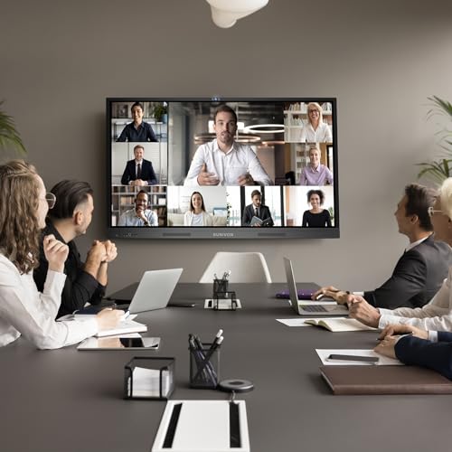 Image of Smart Board 55 inch 4K Interactive Whiteboard Google EDLA-Certified for Classroom Office Home School, OTA Software Updates 8GB RAM + 128GB Storage
