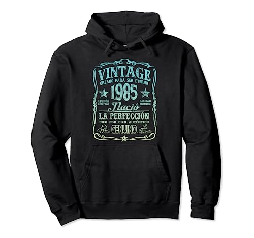 Vintage 1985 Classic 38 Cumpleaños Edición Limitada Sudadera con Capucha