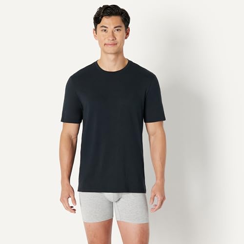 Image of Amazon Essentials Men's Regular-Fit Short-Sleeve T-Shirt, Pack of 6