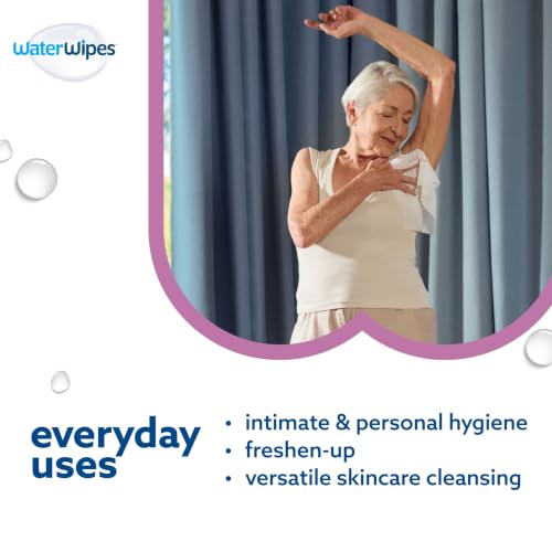 WaterWipes Sensitive Whole Body Cleansing Wipes, 99.9% Purified Water, XL Textured Wipes, Incontinence Care, Fragrance Free, 90 Count - image 6