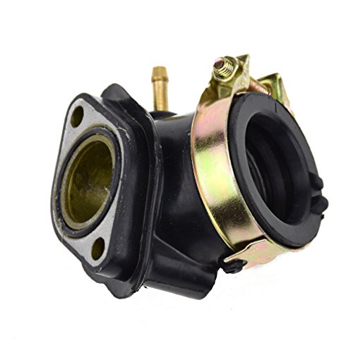 HIAORS Intake Manifold Pipe for GY6 twister Manco Tomerlin Crossfire Carter Brothers Howhit Yerf dog 150cc Go Kart Chinese 157QMJ 1P57QMJ Roketa Scooter Moped Atv Parts