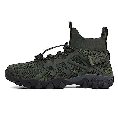 Men Hiking Shoes Mid-Top Hiking Shoes for Outdoor Trailing Trekking Camping Walking2