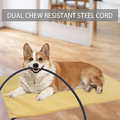 Goqotomo Pet Heating Pad, Electric Blanket Mat Heating Pad For Dogs And Cats Indoor Warming Mat With Auto Off And Chew Resistant Steel Cord-32''X20'' #TOP4