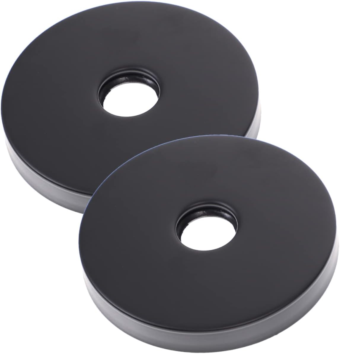 DOITOOL 6pcs Plumbing Cover Plates Escutcheon for Flange Replacement Wall Plate No Tools Required