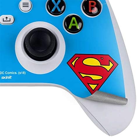 Skinit Decal Gaming Skin Compatible with Xbox Series S Bundle - Officially Licensed DC Comics Superman Official Logo Design