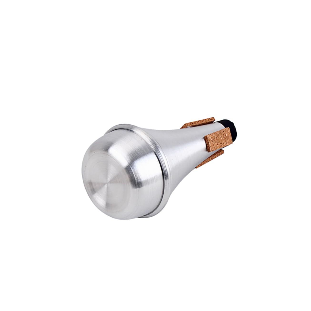 ibasenice 2pcs Trumpet Mute Trumpet Straight Cup Musical Accessory for Beginners Practice Mute Silver Speaker