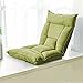 Krzesło podłogowe łóżko sofa wypoczynek akademik stołek oparcie tatami jedno oparcie bez nóg krzesło mocne i wytrzymałe (kolor: Zielony, rozmiar: 110 x 55 cm)