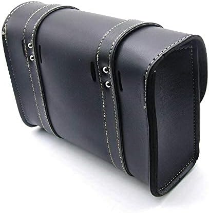 MACHSWON Bolsa de sillín de motocicleta, alforja impermeable para motocicleta, bolsa de herramientas de cuero PU perfecta para viajes, 10.8x4.1x7.5