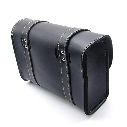 Bolsa de Sillín para Motocicleta MACHSWON, Alforja Impermeable de Cuero PU, Bolsa para Herramientas, Perfecta para Viajes, 27.5x10.5x19 cm miniatura 1