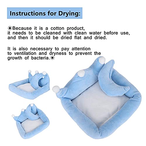 SALUTUYA Divano Letto per Criceti,17.5 * 17.5 *