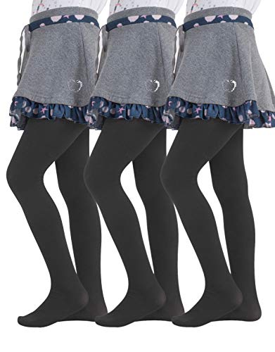  3 PAIRES COLLANTS POUR FILLES EN MICROFIBRE | ...