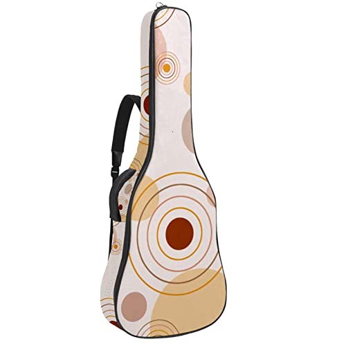 Housse de transport étanche pour guitare avec bandoulière réglable Motif cercles roses, Multicolore 03., 42.9×16.9×4.7… - Les Beatles, Paul McCartney, John Lennon, RIngo Starr, George Harrison Housse de transport étanche pour guitare avec bandoulière réglable Motif cercles roses, Multicolore 03., 42.9x16.9x4.7…