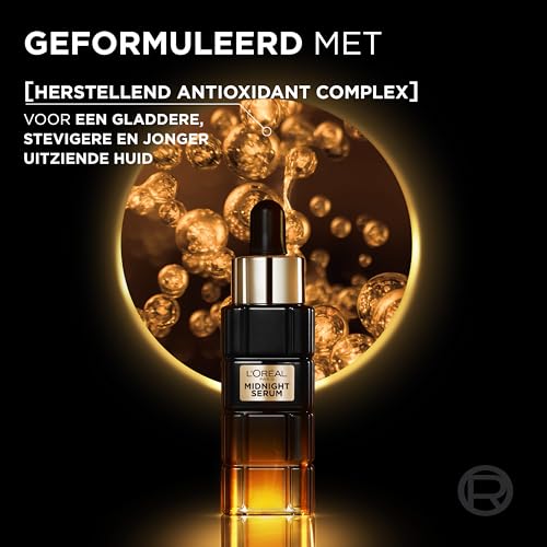 L'Oreal Paris Cell Renew Midnight Serum, Age Perfect, Anti-Oxidant Recovery Complex Nachtserum, zielt auf Falten… – Ansicht 2