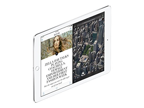 Image of iPad Pro 9.7-inch (32GB, Wi-Fi + Cellular, Silver) 2016 Model (Renewed)