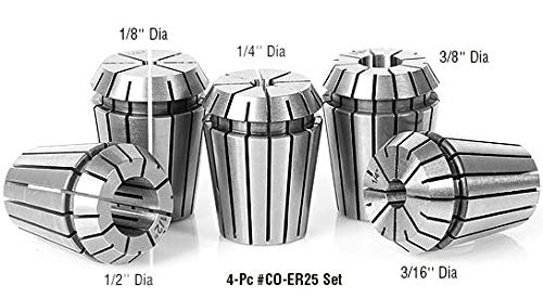 Collet 3/16" ER25 Amana Tool CO-284 pour défonceuse CNC - 6