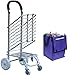 YINGGEXU Chariot de chariot Chariot créatif en alliage d'aluminium portable pliable durable boucle panier intime
