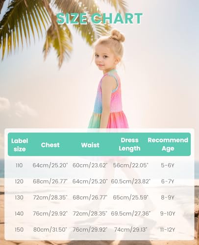 Gogokids Girls Beach Dress Cover Up, Kids Sleeveless Mesh Bikini Coverup with Ruffles Casual Beachwear3