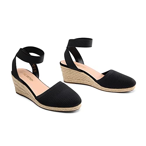 Image of DREAM PAIRS Women's Ankle Strap Wedge Sandals