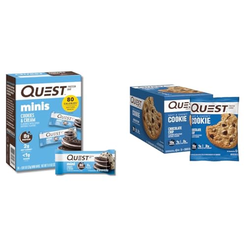 Quest Nutrition Mini Barra de Cookies & Cream Proteica miniatura 1