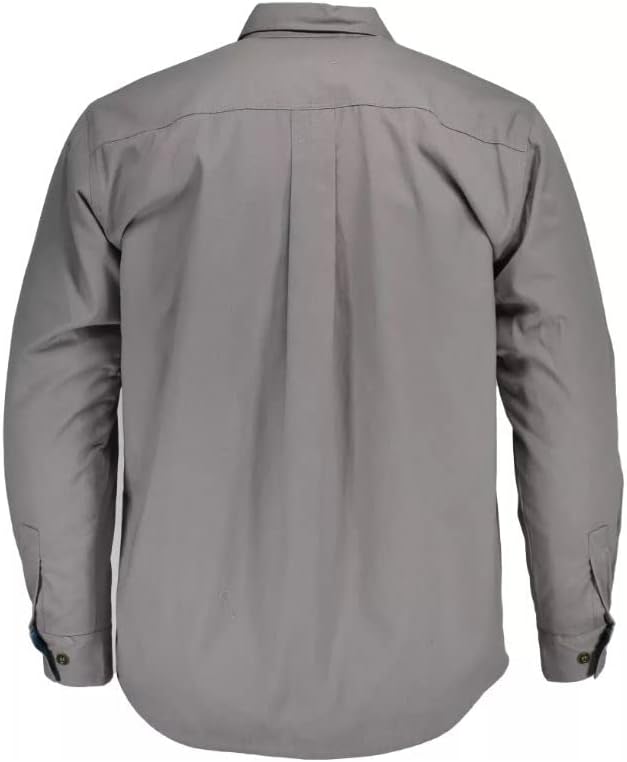 Falcon Bay Regular and Big and Tall Flannel Lined Cozy Twill Shirt Jacket for Work and Casual Wear to 6X Tall and 8X Big