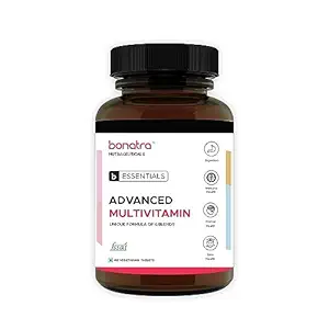 Bonatra Advanced Multivitamin | For both men & women | 60 Vegetarian Tablets |
